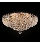 Ceiling lamps with crystals - Maytoni Karolina 9xE14 40W chandelier DIA120-09-G gold - product 2