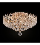 Ceiling lamps with crystals - Maytoni Karolina 6xE14 40W chandelier DIA120-06-G gold - product 2