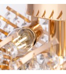 Ceiling lamps with crystals - Maytoni Karolina 6xE14 40W chandelier DIA120-06-G gold - product 3