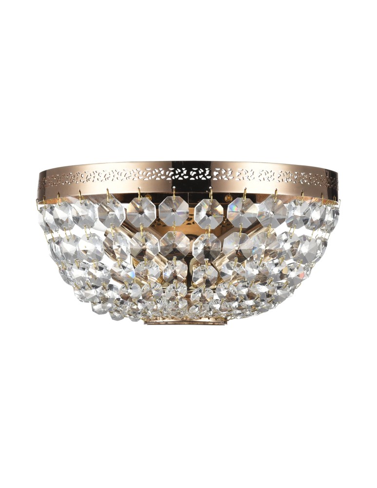 Glamour wall lamps - Maytoni Ottilia 2xE14 60W wall lamp DIA700-WL-02-G gold - product kolory-swiatla.pl 1