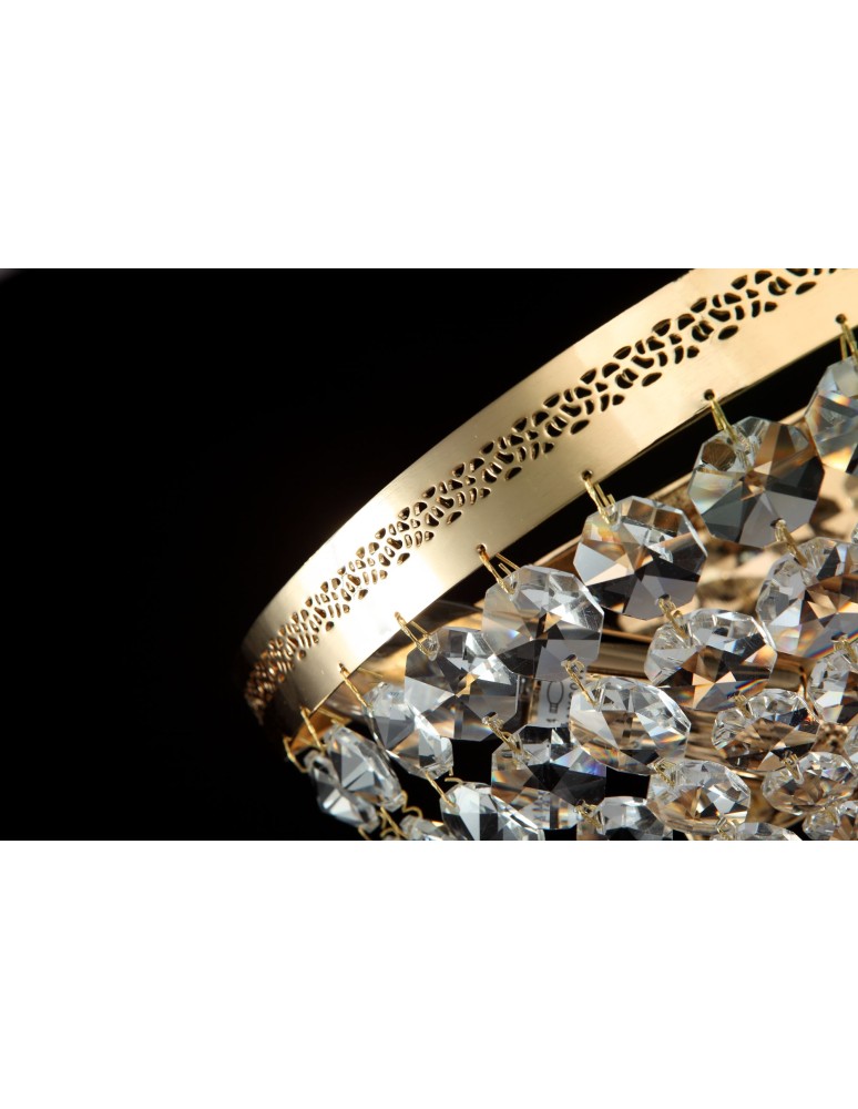 Glamour wall lamps - Maytoni Ottilia 2xE14 60W wall lamp DIA700-WL-02-G gold - product kolory-swiatla.pl 3