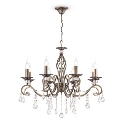 Maytoni Grace 8xE14 60W żyrandol RC247-PL-08-R mosiądz