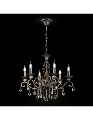 Maytoni Grace 6xE14 60W żyrandol RC247-PL-06-R mosiądz - produkt 2