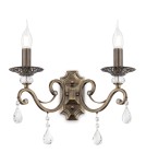 Chandelier wall lamps - Maytoni Grace 2xE14 60W wall lamp RC247-WL-02-R brass - product 1