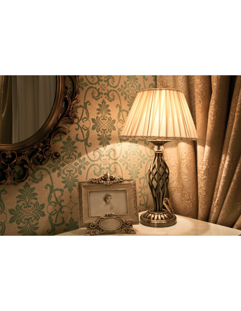 Classic table lamps - Maytoni Grace 1xE14 40W table RC247-TL-01-R brass - product kolory-swiatla.pl 3
