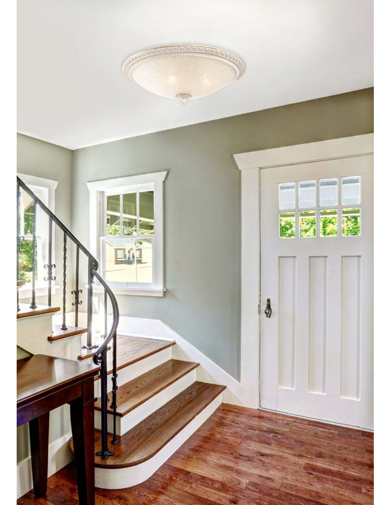 Ceiling lamps - Maytoni Pascal 3xE27 40W ceiling light C908-CL-03-W white and gold - product kolory-swiatla.pl 3