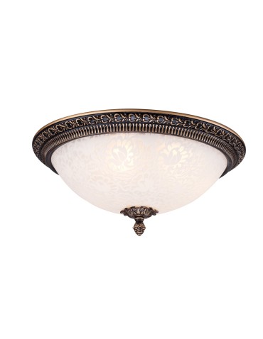 Maytoni Pascal 3xE27 40W ceiling light C908-CL-03-R antique bronze
