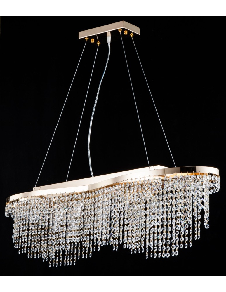 Pendant lamps - Maytoni Toils 7xE14 60W chandelier DIA600-07-G gold - product kolory-swiatla.pl 3
