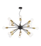 Pendant lamps - Maytoni Jackson 18xE27 7W pendant T546PL-18B black - product 1