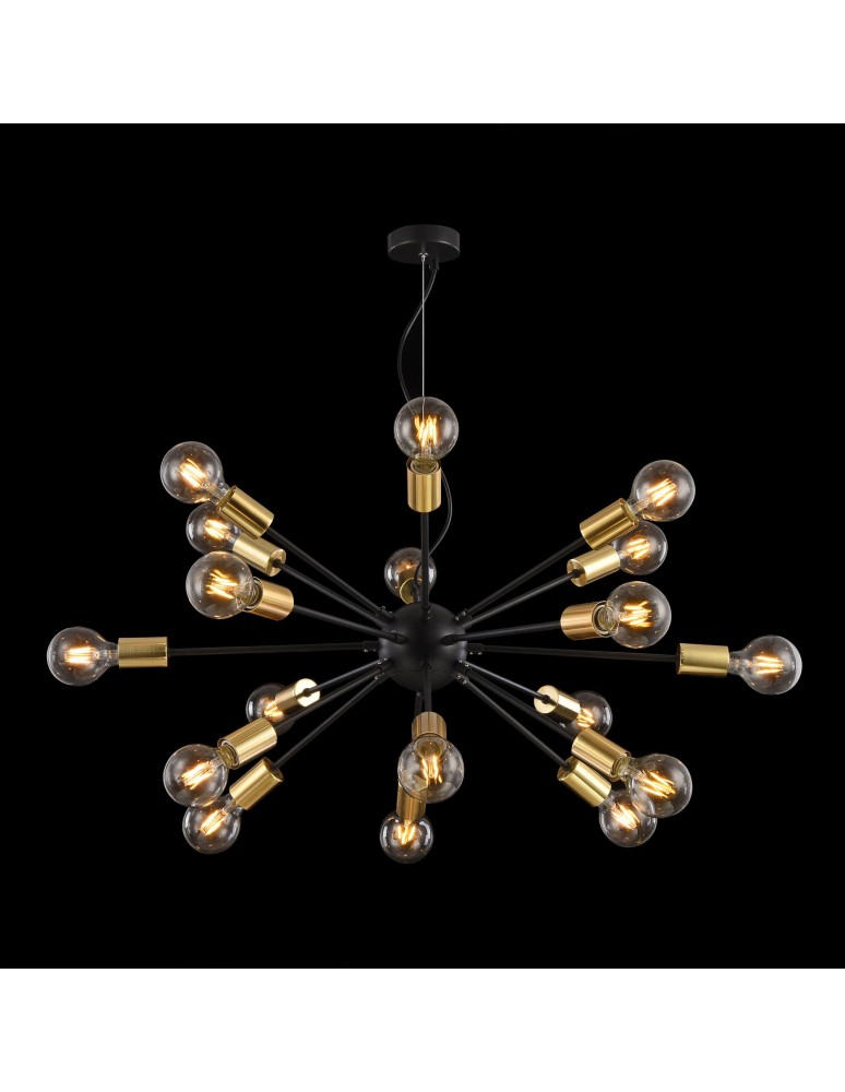 Pendant lamps - Maytoni Jackson 18xE27 7W pendant T546PL-18B black - product kolory-swiatla.pl 2