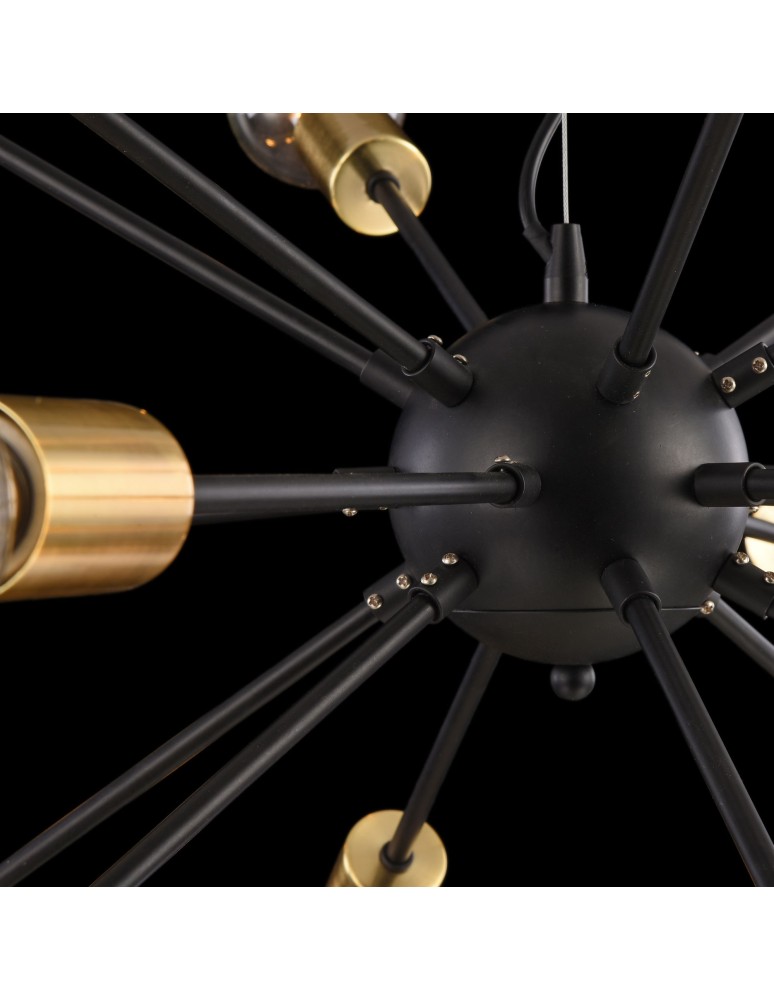 Pendant lamps - Maytoni Jackson 18xE27 7W pendant T546PL-18B black - product kolory-swiatla.pl 7