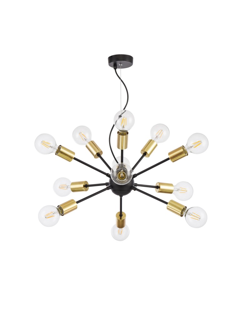 Pendant lamps - Maytoni Jackson 12xE27 7W pendant T546PL-12B black - product kolory-swiatla.pl 4