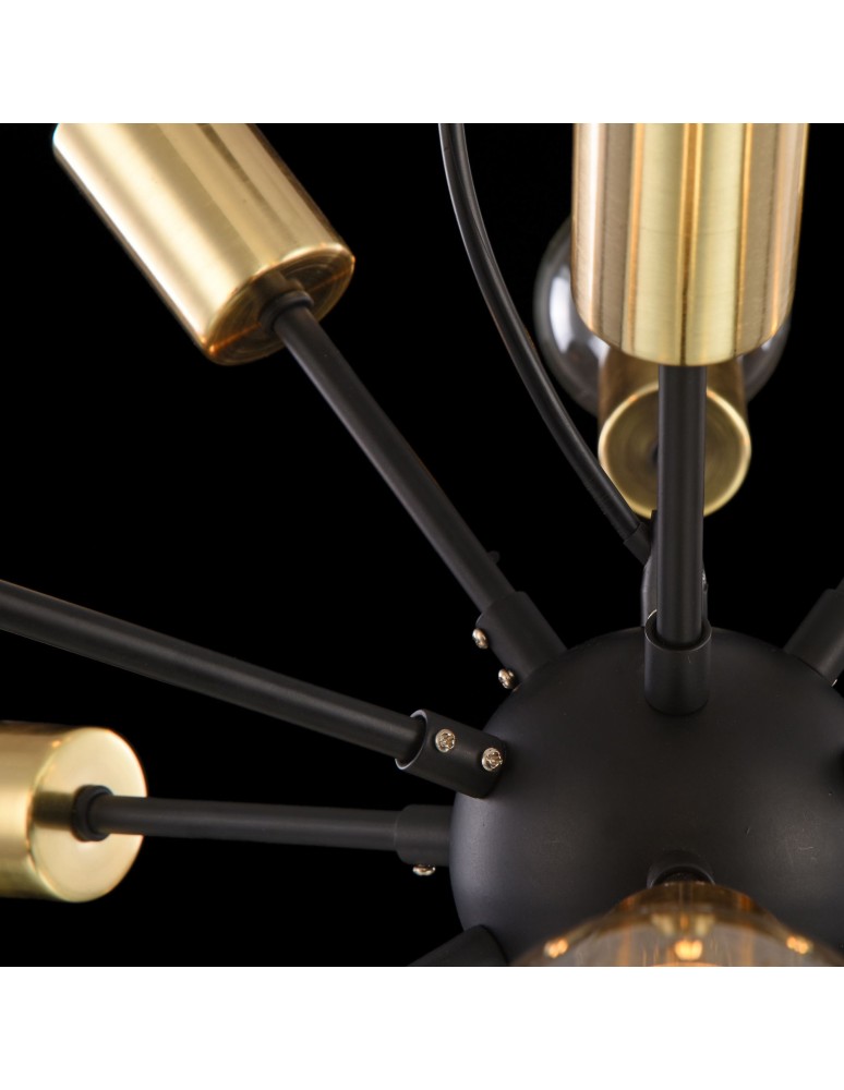 Pendant lamps - Maytoni Jackson 12xE27 7W pendant T546PL-12B black - product kolory-swiatla.pl 6