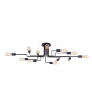 Loft ceiling lamps - industrial - Maytoni Gilbert 12xE27 60W ceiling light T532CL-12B black - product 1