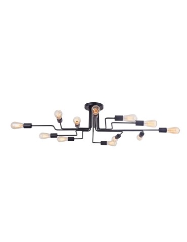 Maytoni Gilbert 12xE27 60W ceiling light T532CL-12B black