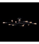 Loft ceiling lamps - industrial - Maytoni Gilbert 12xE27 60W ceiling light T532CL-12B black - product 2