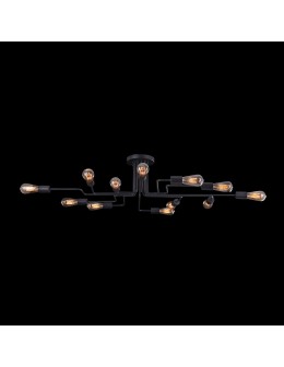 Maytoni Gilbert 12xE27 60W ceiling light T532CL-12B black - product 2