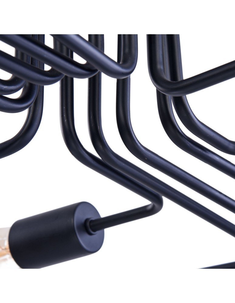 Loft ceiling lamps - industrial - Maytoni Gilbert 12xE27 60W ceiling light T532CL-12B black - product kolory-swiatla.pl 5