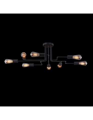 Maytoni Gilbert 8xE27 60W sufitowa T532CL-08B czarny - produkt 2