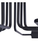 Loft ceiling lamps - industrial - Maytoni Gilbert 8xE27 60W ceiling light T532CL-08B black - product 6