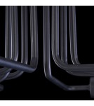 Loft ceiling lamps - industrial - Maytoni Gilbert 8xE27 60W ceiling light T532CL-08B black - product 7