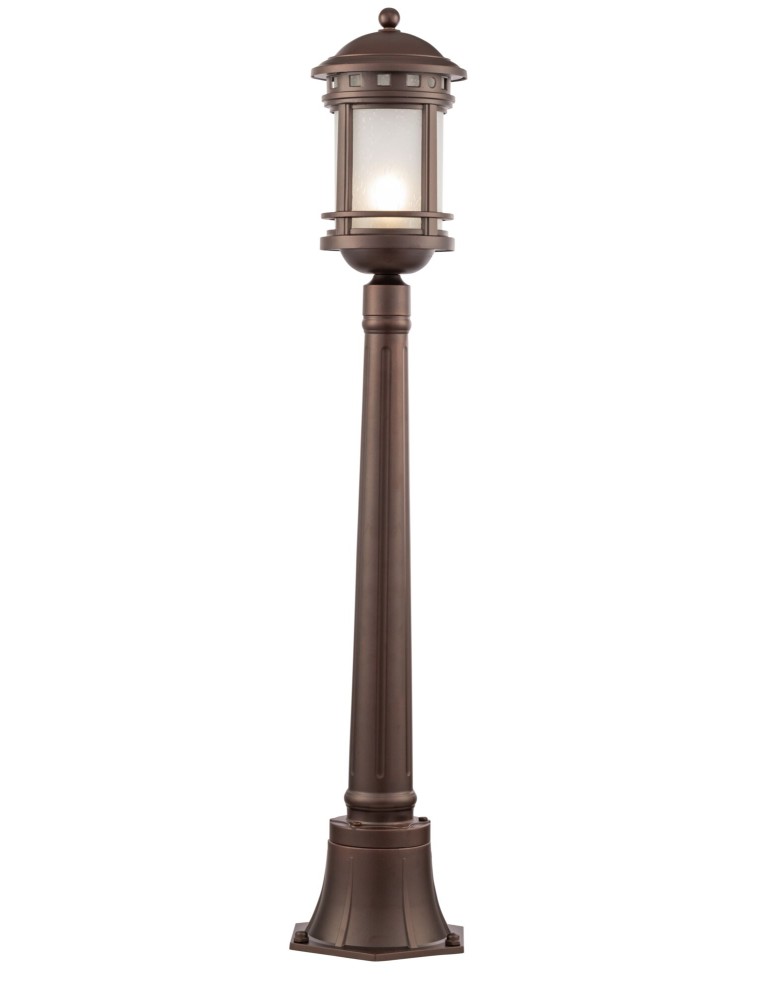 Standing garden lamps - Maytoni Salamanca Outdoor/Garden E27 1x60W Brown O031FL-01BR - product kolory-swiatla.pl 1
