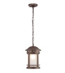 Outdoor pendant lamps - Maytoni Salamanca Pendant E27 1x60W Brown O031PL-01BR - product 1