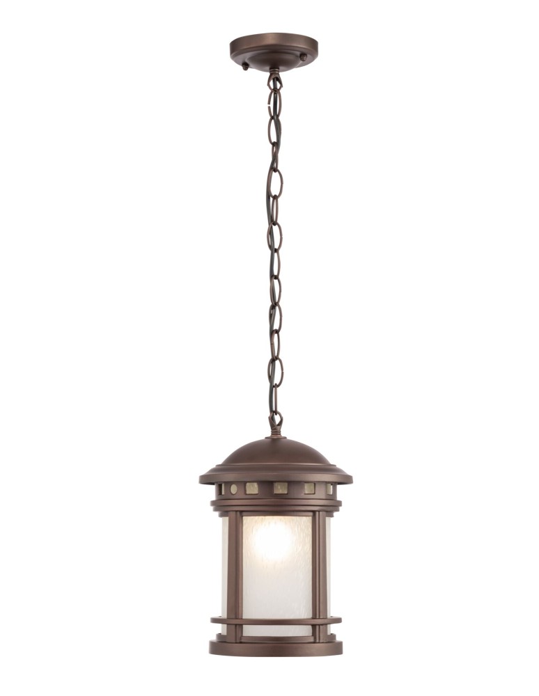 Outdoor pendant lamps - Maytoni Salamanca Pendant E27 1x60W Brown O031PL-01BR - product kolory-swiatla.pl 1
