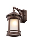 Outdoor wall lamps - Maytoni Salamanca Wall Mounted E27+E14 1x60+30W Brown O031WL-01BR - product 1