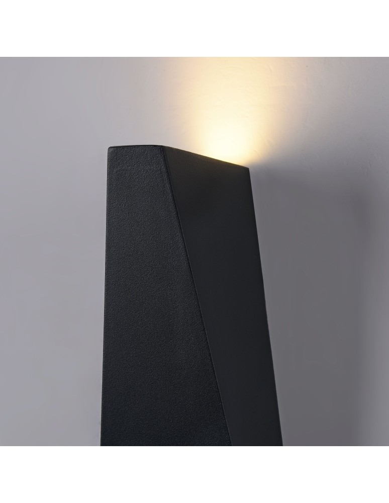 Outdoor wall lamps - Maytoni Times Square LED 6W 3200K 100lm wall lamp O580WL-L6B black. - product kolory-swiatla.pl 4
