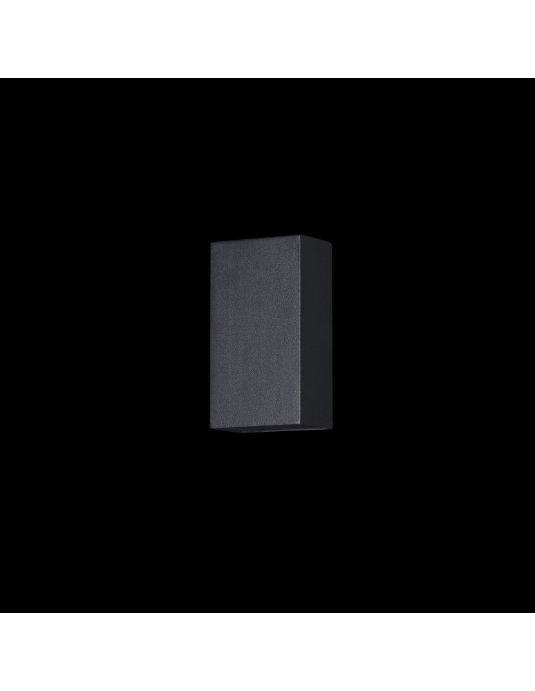 Outdoor wall lamps - Maytoni Times Square LED 6W 3000K 480lm wall lamp O581WL-L6B black. - product kolory-swiatla.pl 3