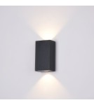 Outdoor wall lamps - Maytoni Times Square LED 6W 3000K 480lm wall lamp O581WL-L6B black. - product 4