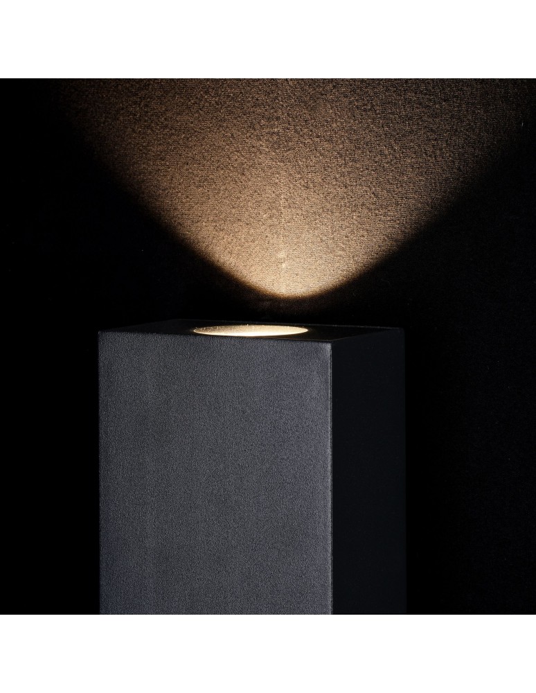 Outdoor wall lamps - Maytoni Times Square LED 6W 3000K 480lm wall lamp O581WL-L6B black. - product kolory-swiatla.pl 6