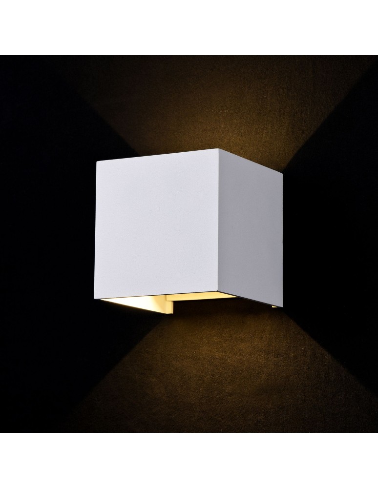 Outdoor wall lamps - Maytoni Fulton LED 6W 3000K 360lm wall lamp O572WL-L6W white. - product kolory-swiatla.pl 2
