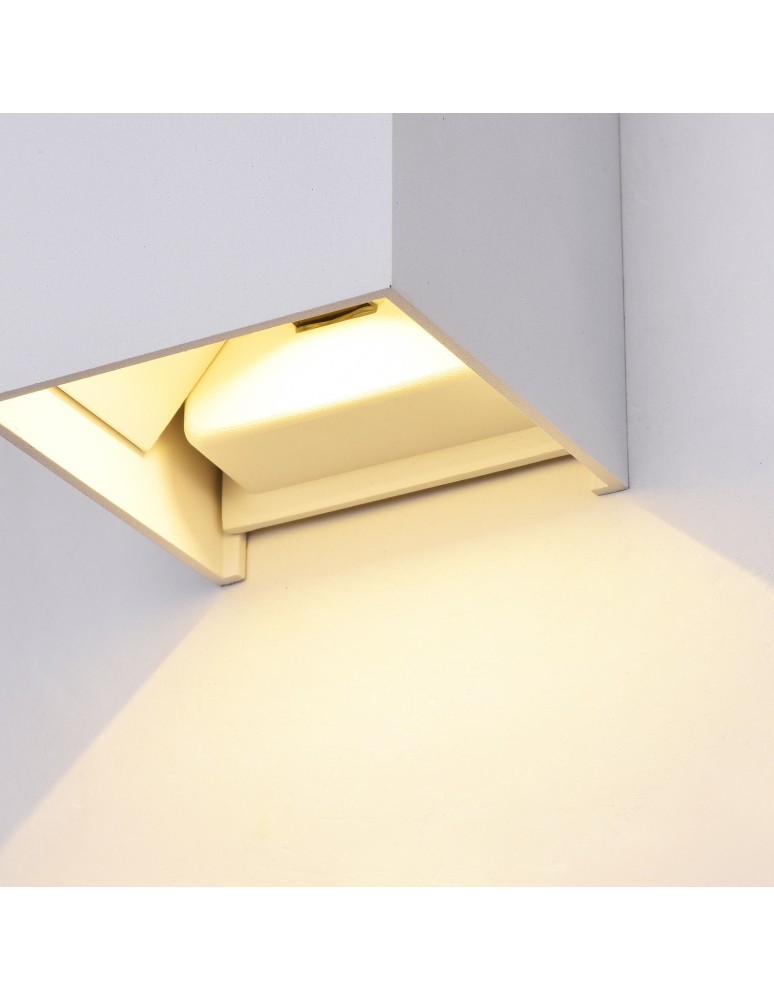 Outdoor wall lamps - Maytoni Fulton LED 6W 3000K 360lm wall lamp O572WL-L6W white. - product kolory-swiatla.pl 4
