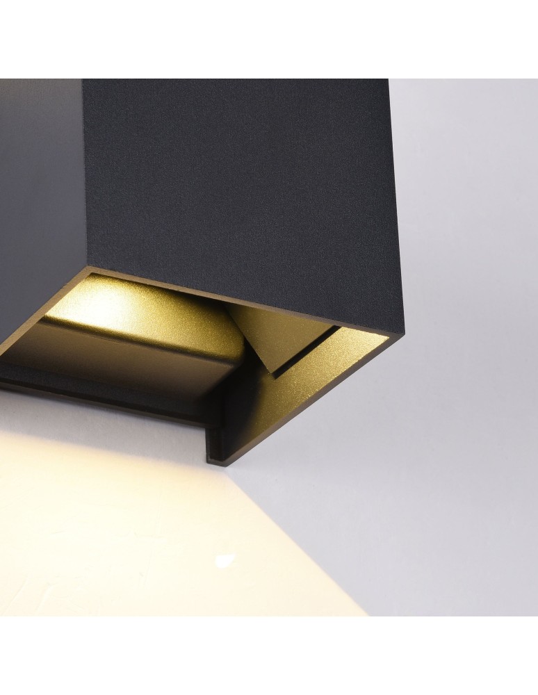 Outdoor wall lamps - Maytoni Fulton LED 6W 3000K 360lm wall lamp O572WL-L6B black. - product kolory-swiatla.pl 5