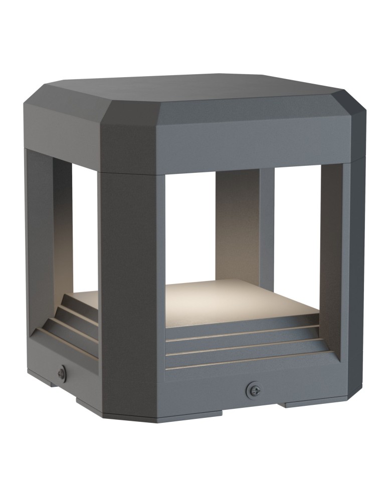 Standing garden lamps - Maytoni Royal Mile Outdoor/Garden LED 13W 3000K 330lm Grey O019FL-L13GR3K. - product kolory-swiatla.pl 1