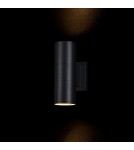 Outdoor wall lamps - Maytoni Bowery 2xGU10 50W wall lamp O574WL-02B black - product 2