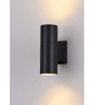 Outdoor wall lamps - Maytoni Bowery 2xGU10 50W wall lamp O574WL-02B black - product 3