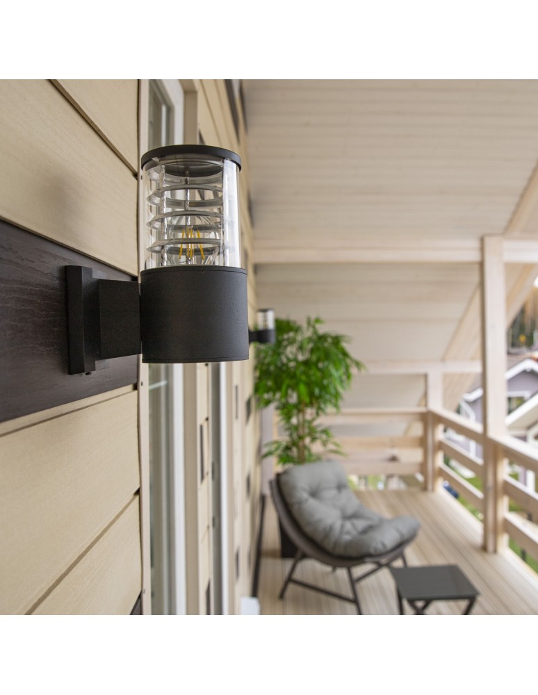 Outdoor wall lamps - Maytoni Bronx 1xE27 60W wall lamp O576WL-01B black - product kolory-swiatla.pl 3