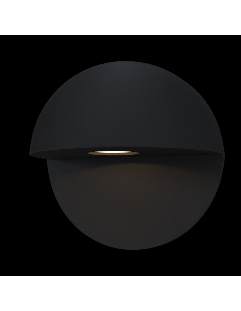 Outdoor wall lamps - Maytoni Mezzo LED Wall Mounted 7.4W 3000K 513lm Black O033WL-L7B3K. - product kolory-swiatla.pl 2
