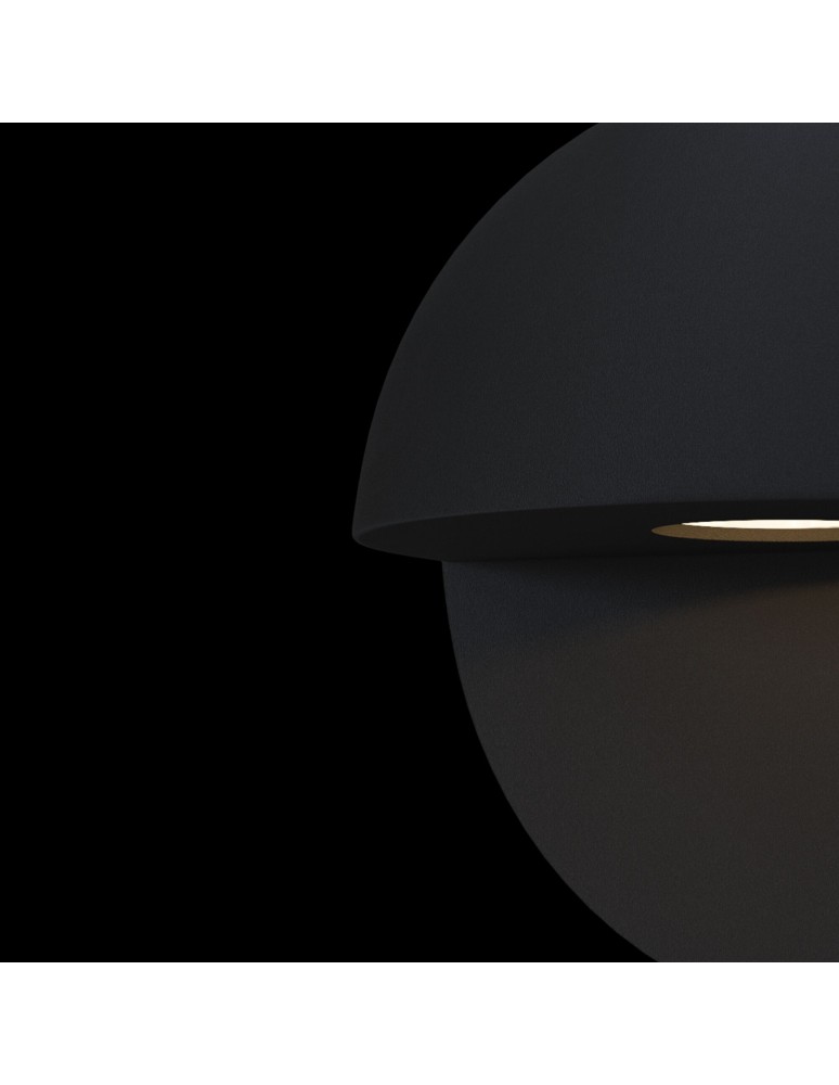 Outdoor wall lamps - Maytoni Mezzo LED Wall Mounted 7.4W 3000K 513lm Black O033WL-L7B3K. - product kolory-swiatla.pl 4