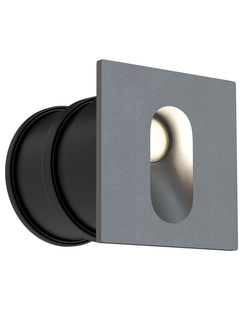 Lamps into the wall - Maytoni Via Urbana LED Downlight 3W 4000K 70lm Grey O022-L3GR - product kolory-swiatla.pl 1