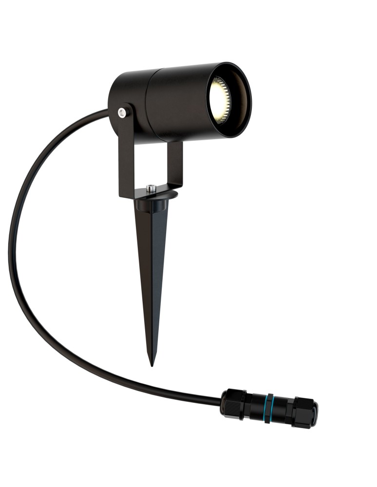 Garden lamps driven into the ground (with wedge) - Maytoni Scope Outdoor/Garden GU10 1x20W Black O025FL-01B - product kolory-swiatla.pl 1