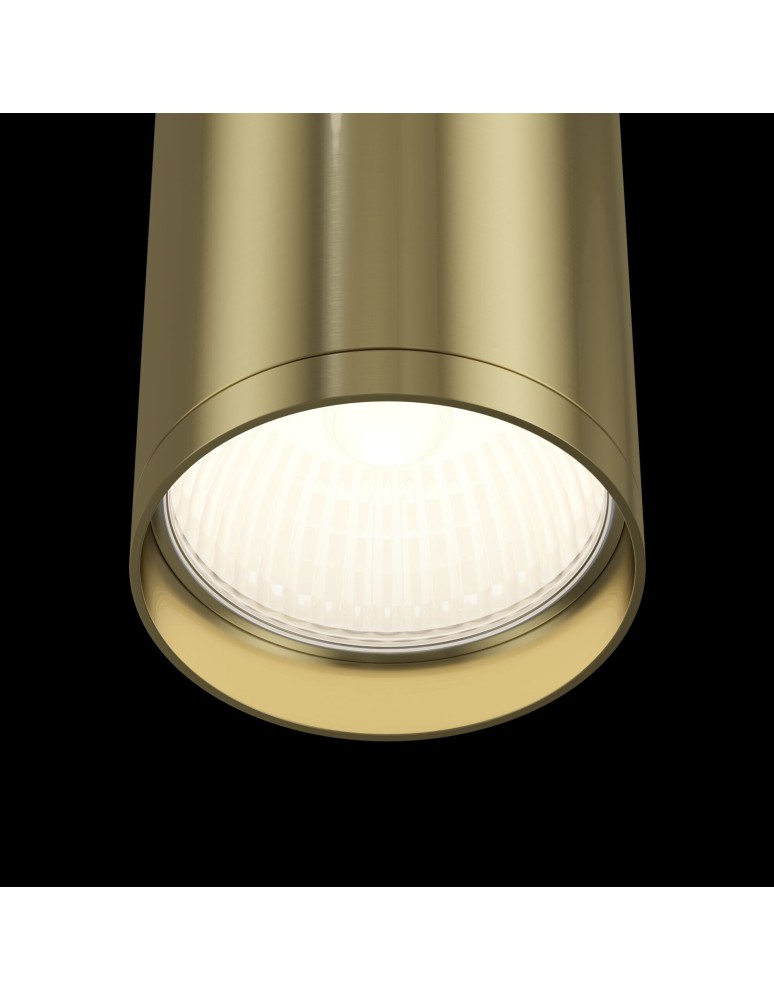 Ceiling luminaires for replaceable light source - Maytoni FOCUS S Ceiling GU10 1x10W Brass C052CL-01BS - product kolory-swiatla.pl 4