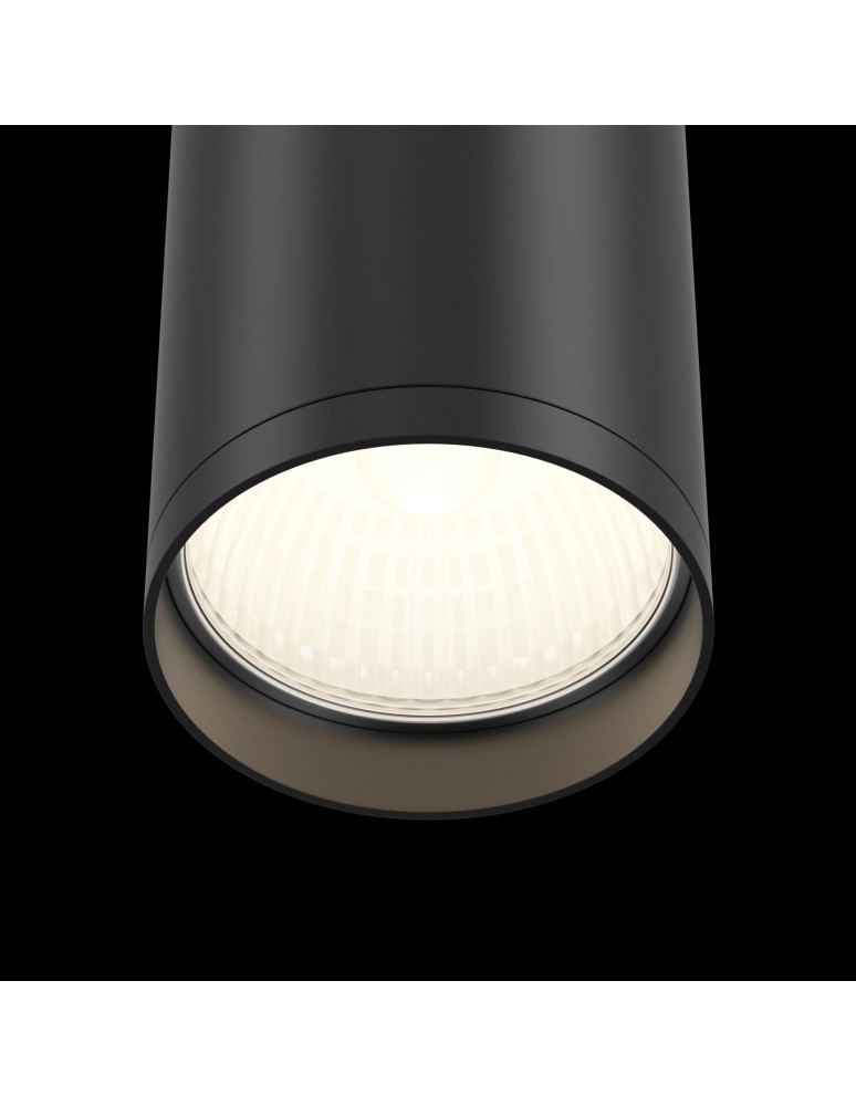 Ceiling luminaires for replaceable light source - Maytoni FOCUS S Ceiling GU10 1x10W Black C052CL-01B - product kolory-swiatla.pl 4