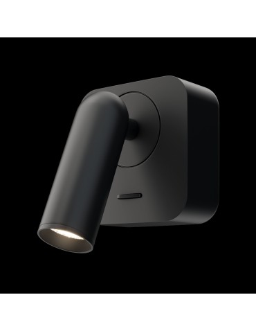 Maytoni MIRAX LED 3W 150lm 3000K black wall lamp C039WL-L3B3K. - product 2