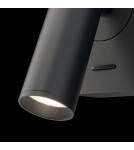 Reading wall lamps - Maytoni MIRAX LED 3W 150lm 3000K black wall lamp C039WL-L3B3K. - product 3