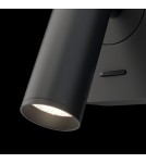 Reading wall lamps - Maytoni MIRAX LED 3W 150lm 3000K black wall lamp C039WL-L3B3K. - product 4