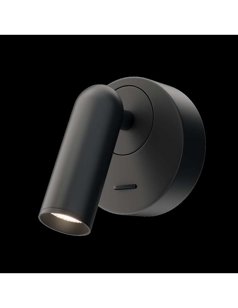 Wall lamps - Maytoni Mirax LED Wall Mount 3.2W 3032K 230lm Black C038WL-L3B3K - product kolory-swiatla.pl 1
